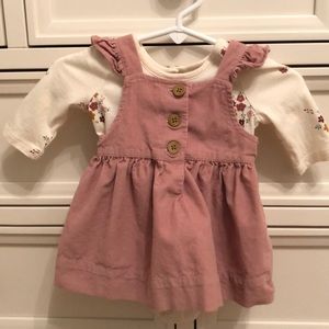 Baby Girl Corduroy Dress Set